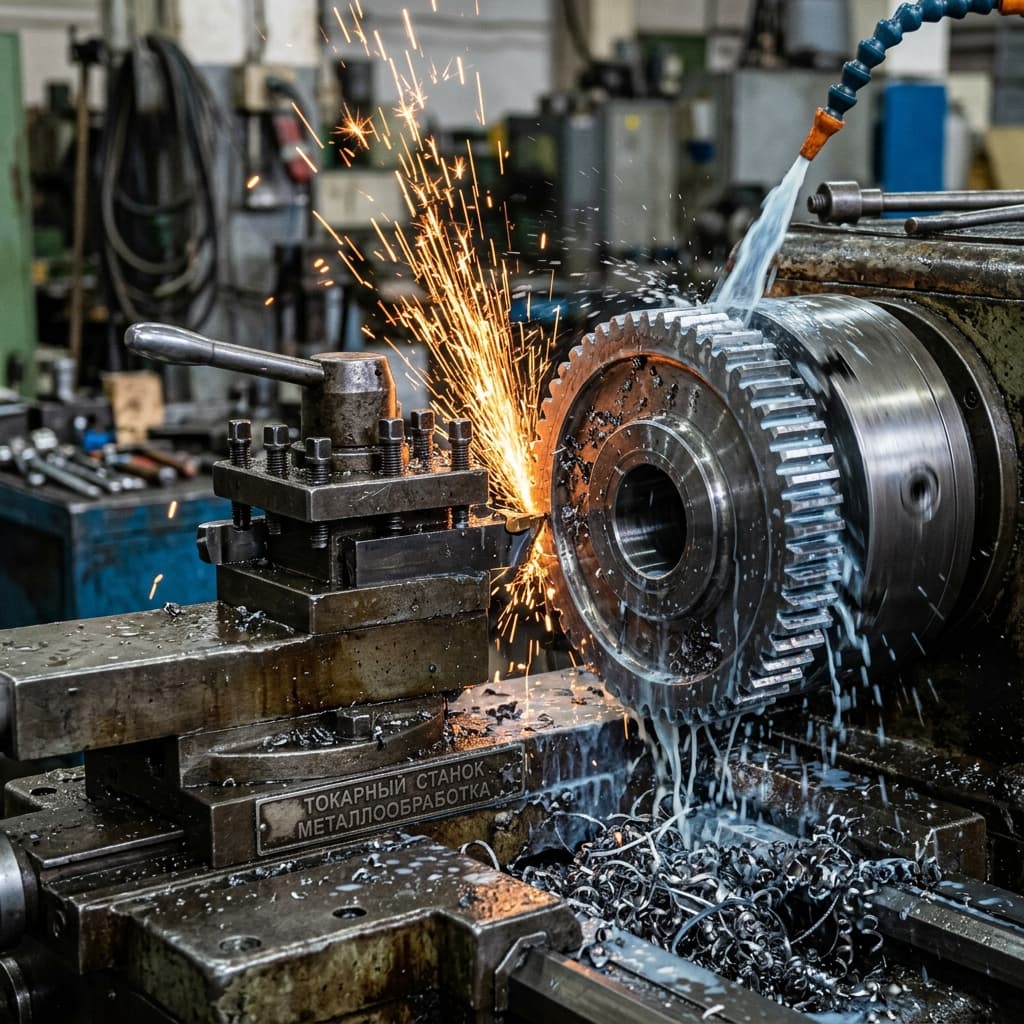 Workshop Lathe Machine Cutting Gear